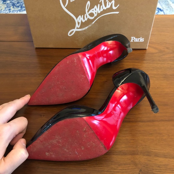 Christian Louboutin Iriza in black patent (7.5) - Picture 7 of 8